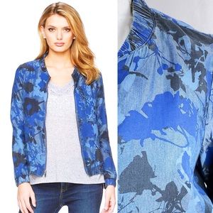 Juicy Couture Blue Denim Jacket Sz M